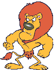 Gif animé lion tarzan